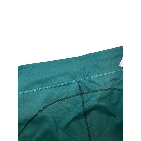 NWT Outdoor Voices Women 3XL Move Free 3/4 Cropped‎ Legging Teal Green Heathered - Picture 13 of 16
